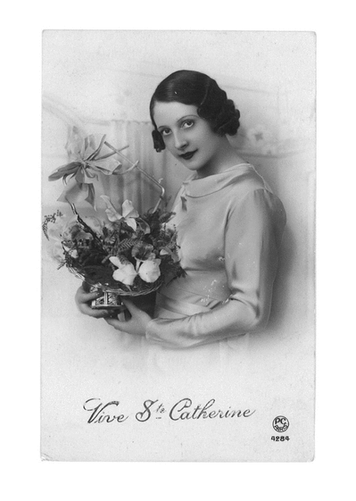 carte postale saint catherine 1920